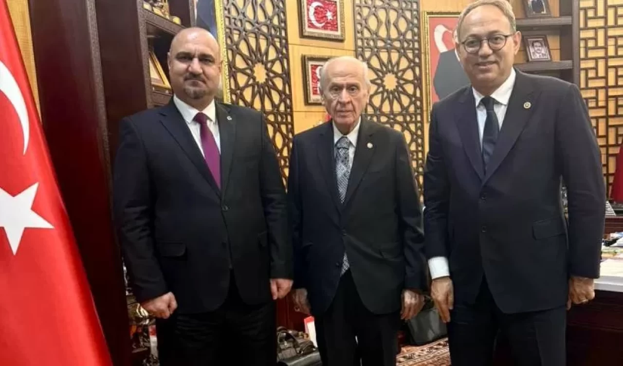 MHP Lideri Devlet Bahçeli, Türkmen Lideri Seman’ı ağırladı