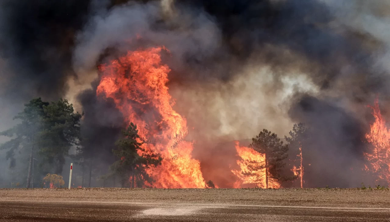 Bursa’da 3 gündür süren orman yangınında alevler yerleşim yerlerine yaklaştı