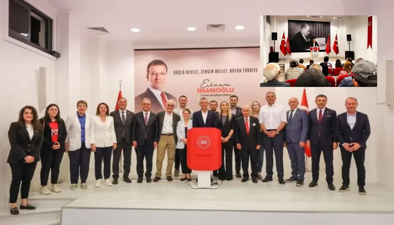 CHP'de skandal gelişme! Atatürk'ün fotoğrafını indirip, Ekrem İmamoğlu'nun posterini astılar