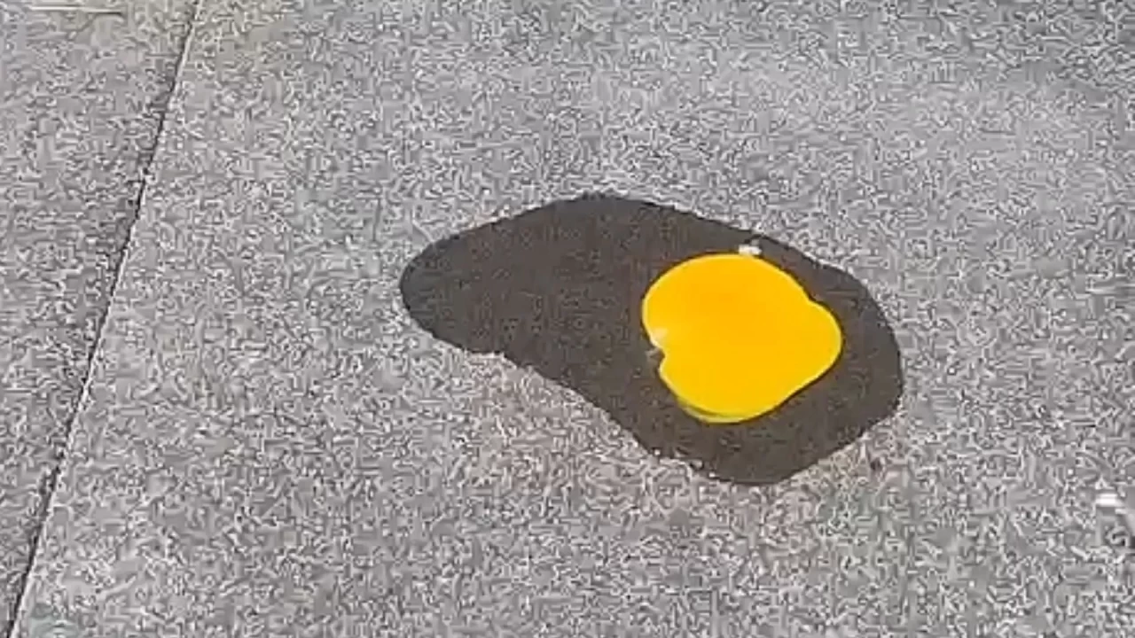 Tekirdağ'da Afrika sıcakları kavurdu: Vatandaşlar yumurta pişirmeye çalıştı