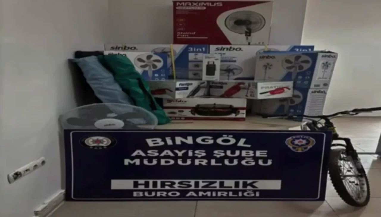 Bingöl’de çaldığı ürünleri internet üzerinden satan şüpheli tutuklandı