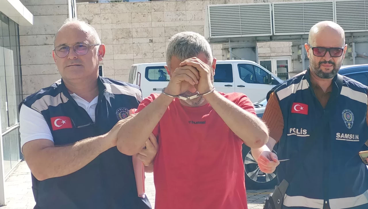 Eşini ve kızını hastanelik etti, polise bıçak çekip direndi