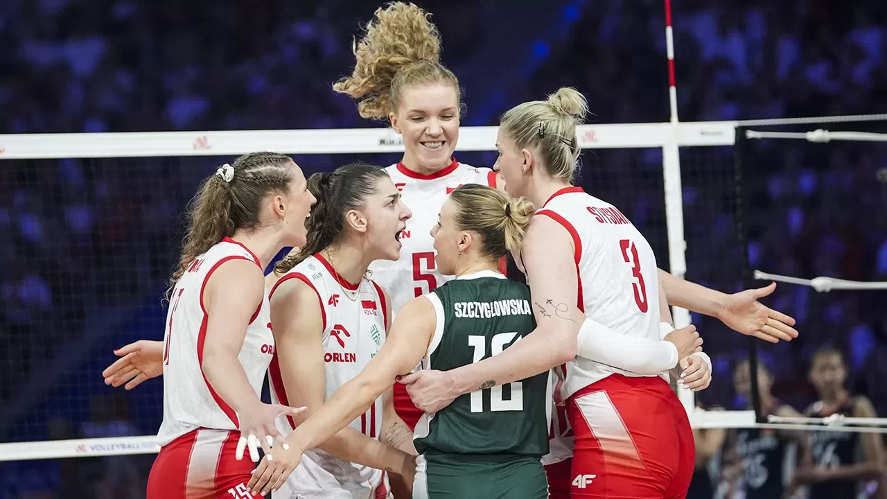 Polonya, Çin’i 3-2 mağlup ederek VNL’de yarı finale yükseldi