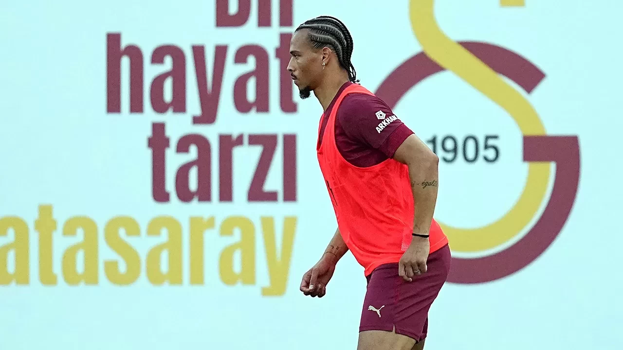 Leroy Sane, Galatasaray’daki ilk antrenmanına çıktı