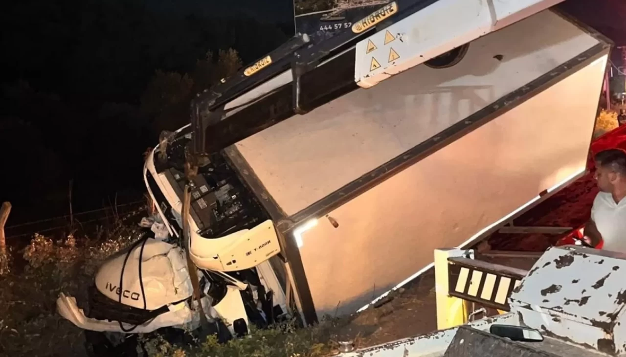 Milas'ta trafik kazası: 1 ölü, 1 ağır yaralı