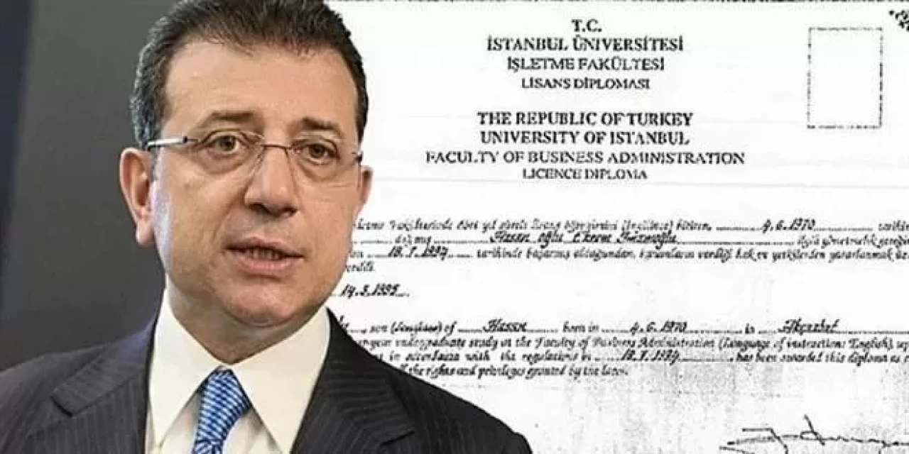 İmamoğlu'nun yüksek lisans diploması da iptal edildi