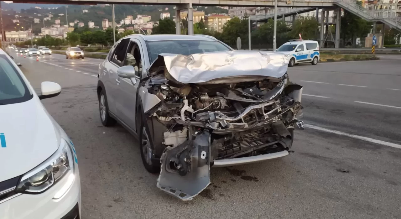Giresun'da iki ayrı trafik kazasında 7 kişi yaralandı