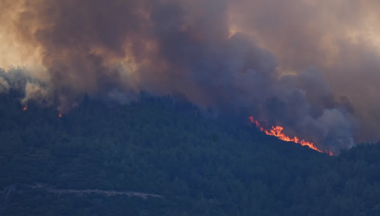 İzmir Ödemiş’te yangınla mücadelede acı kayıp! Orman işçisi şehit düştü