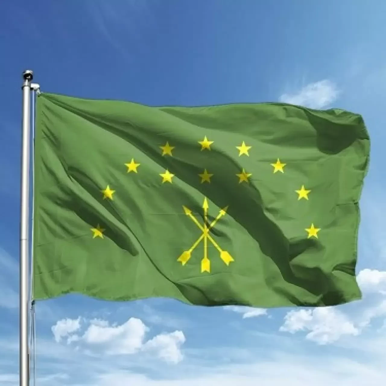 Adigey Bayrağı Nedir? Üzerindeki Semboller, Renkler ve Anlamları