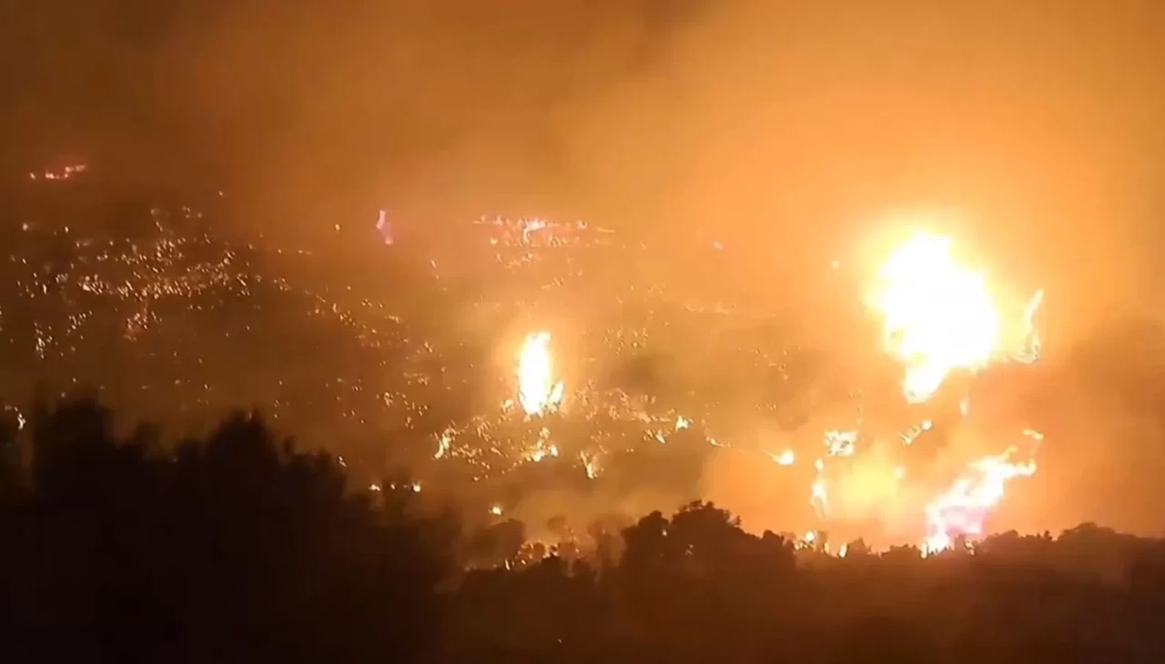 Yunanistan ormanları yanıyor