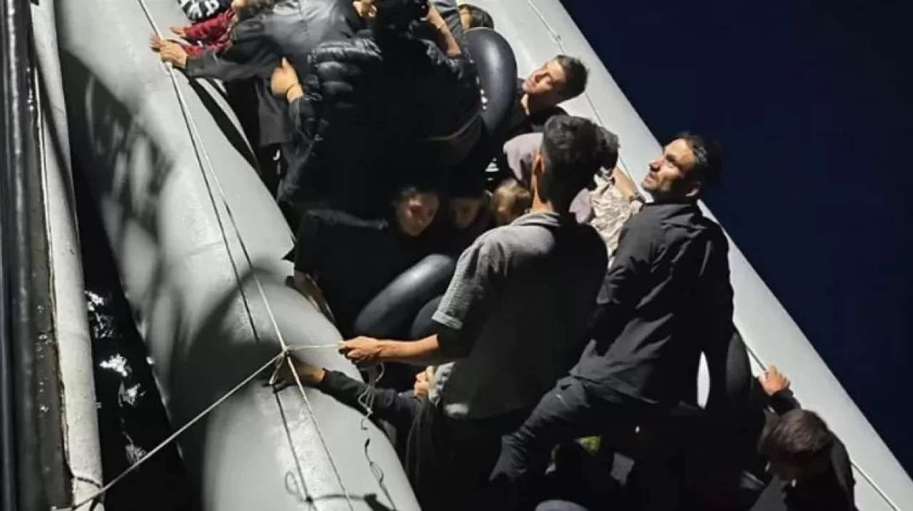 Çanakkale'de 38 düzensiz göçmen yakalandı
