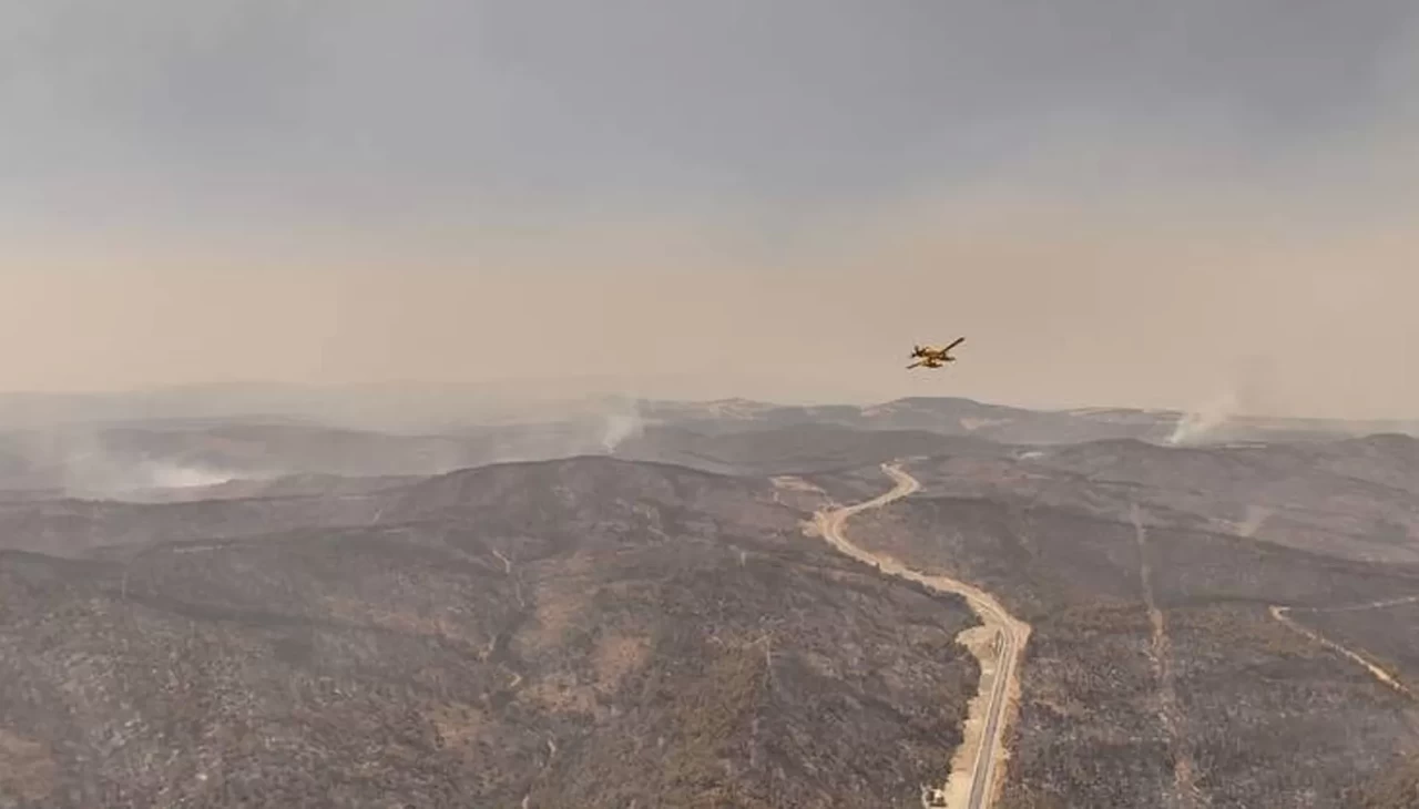 Bursa'nın Orhaneli-Harmancık hattındaki orman yangınına müdahale 4. gününde sürüyor