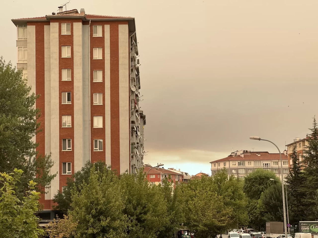 Bilecik'teki orman yangınının dumanı Eskişehir'e ulaştı