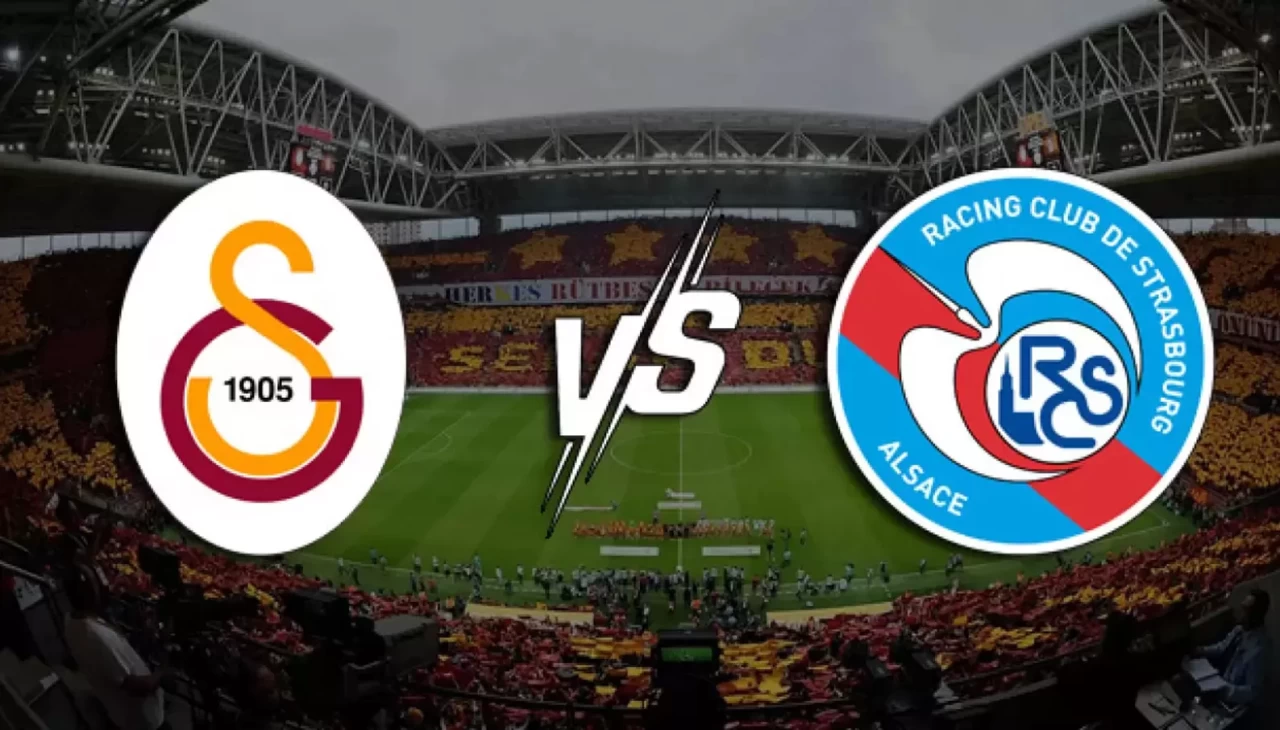 Galatasaray - Strasbourg maçında goller peş peşe geldi