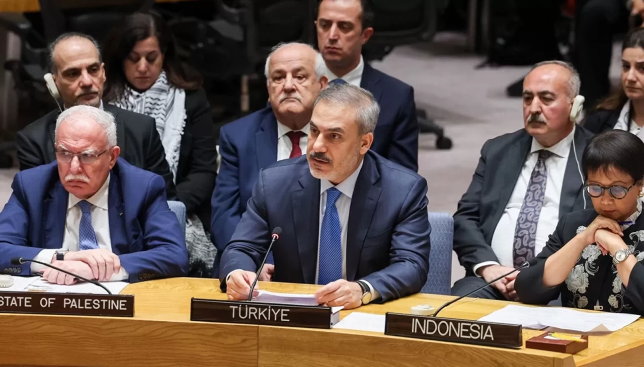 Bakan Hakan Fidan BMGK'da tarihi konuşma: 'BMGK insanlık onurunu hayal kırıklığına uğrattı!'