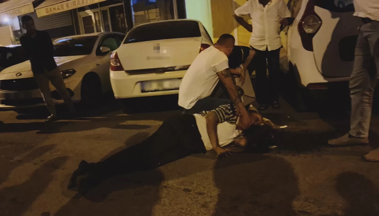 Tekirdağ’da silahlı saldırı kamerada