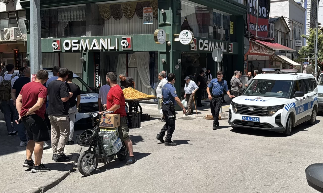 Samsun'da park yeri kavgasında polise saldıran 5 kişi gözaltında