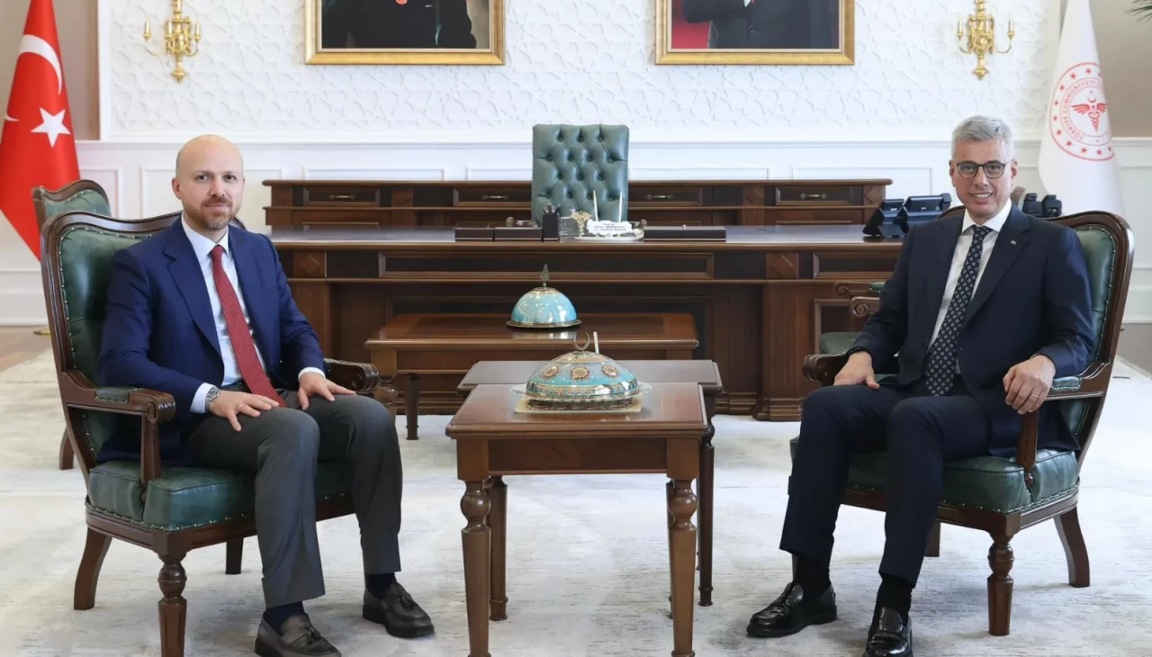 Sağlık Bakanı Memişoğlu, Bilal Erdoğan ve TÜSEB heyetini ağırladı