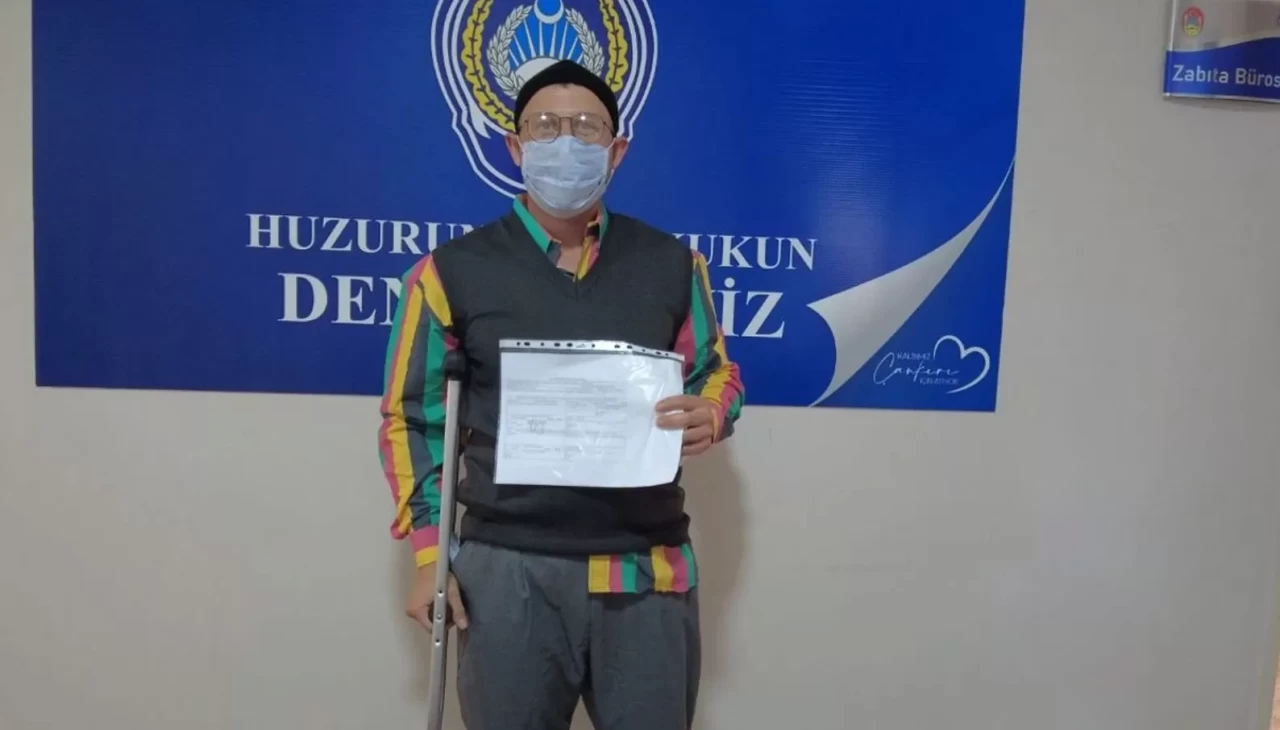 Çankırı'da dilenci kılığına giren zabıta, 10 dakikada vatandaşlardan 340 lira topladı