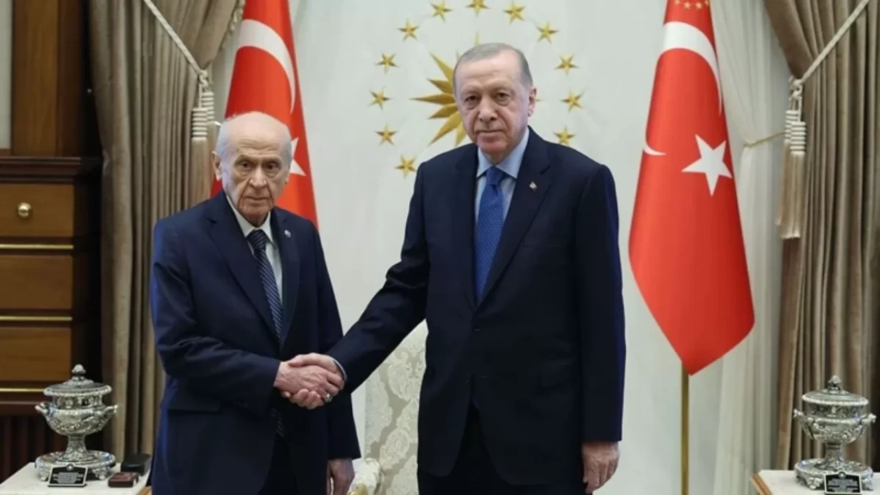 Cumhurbaşkanı Erdoğan ile Devlet Bahçeli görüştü