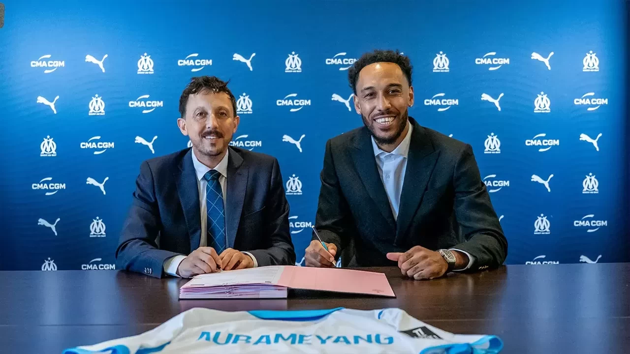 Olimpik Marsilya, Pierre-Emerick Aubameyang transferini açıkladı