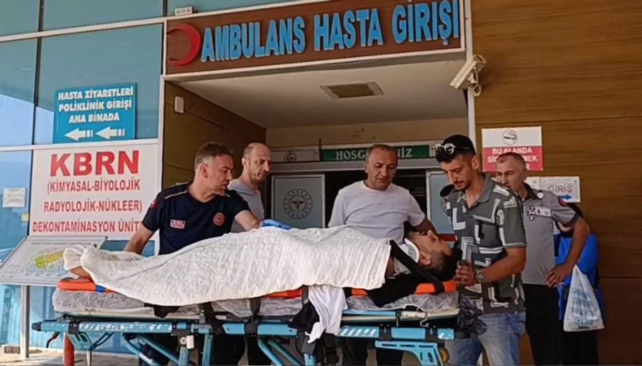 Elektrik direğinde çalışma yaparken akıma kapıldı