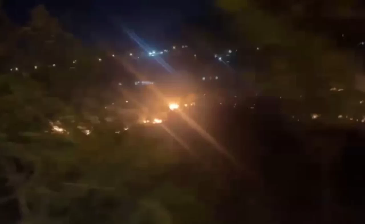 Kahramanmaraş'ta bahçe yangını