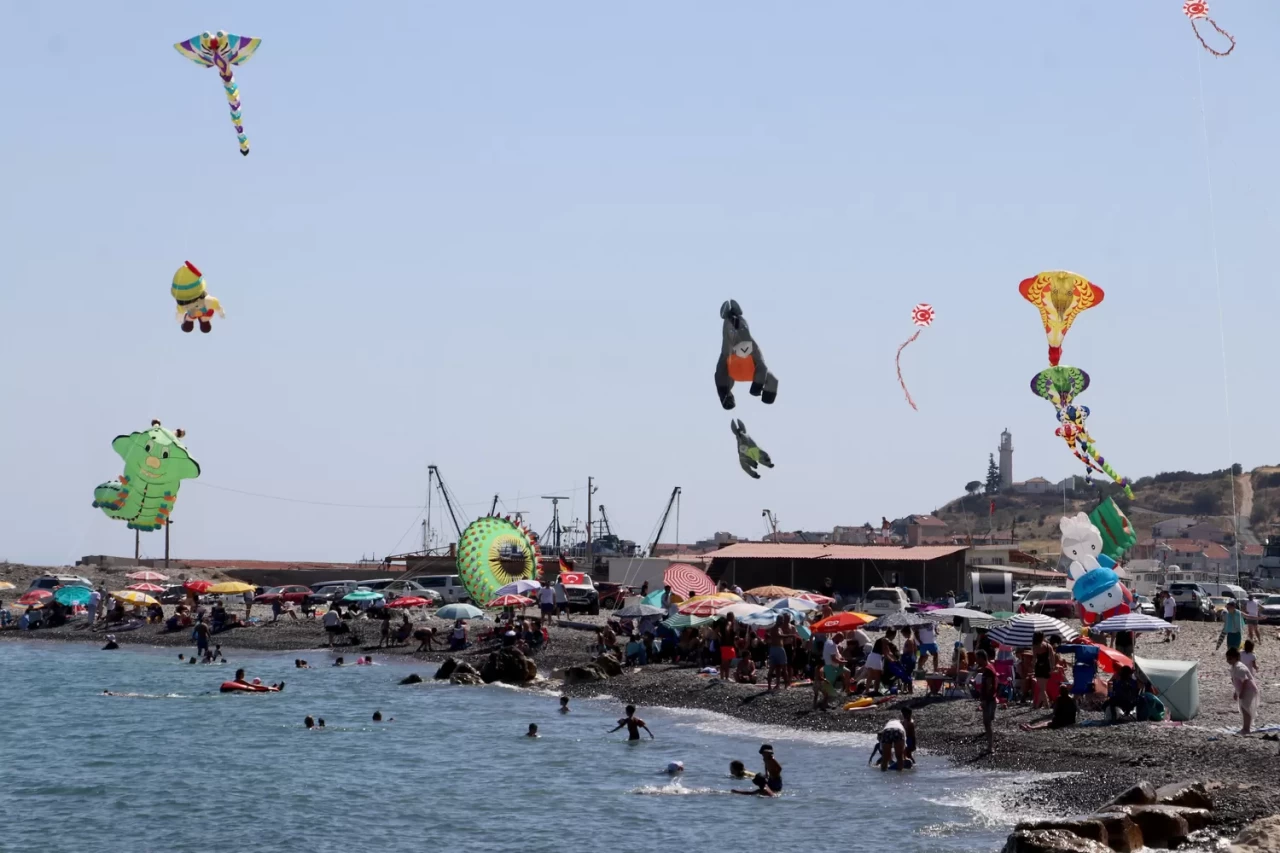 Tekirdağ'da "3. Trakya Uçurtma Festivali" sona erdi