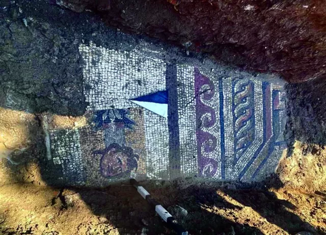 Kayseri'de Roma Dönemi'ne ait yeni mozaik alanlar gün yüzüne çıktı