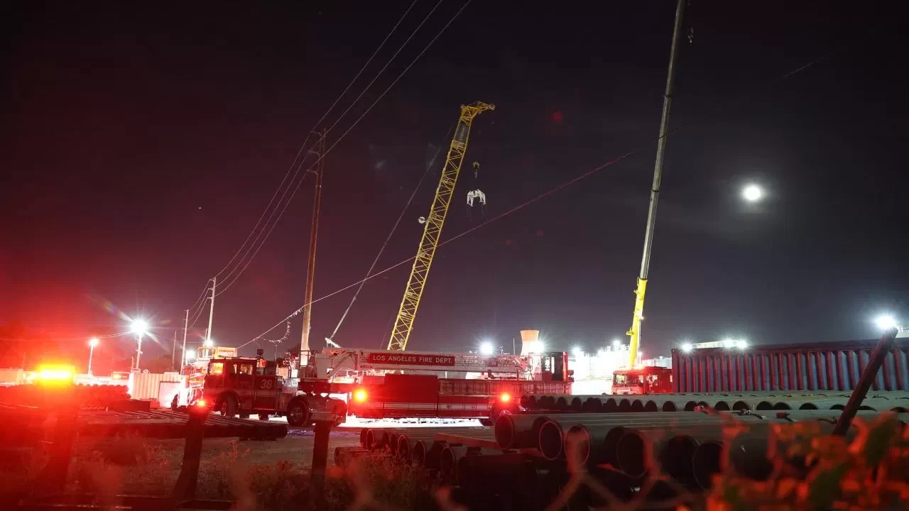 ABD'nin Los Angeles kentinde tünel inşaatı çöktü