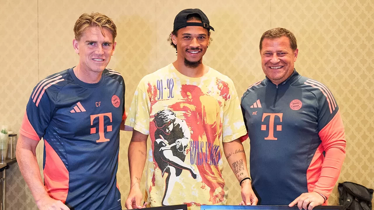 Bayern Münih, Leroy Sane’ye veda etti