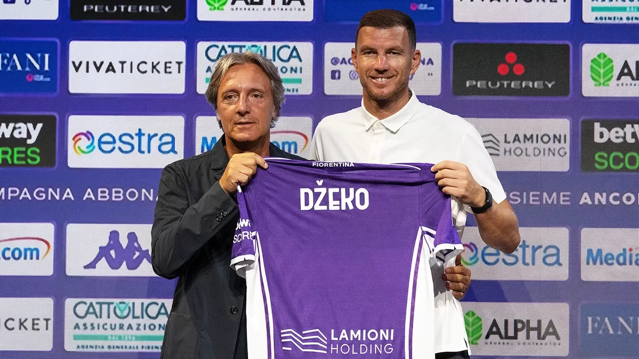 Edin Dzeko, resmen Fiorentina’da