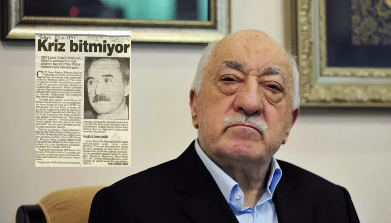 "Terörist Fetullah Gülen Hikmet Çetin görüştü" iddialarına belgeli cevap