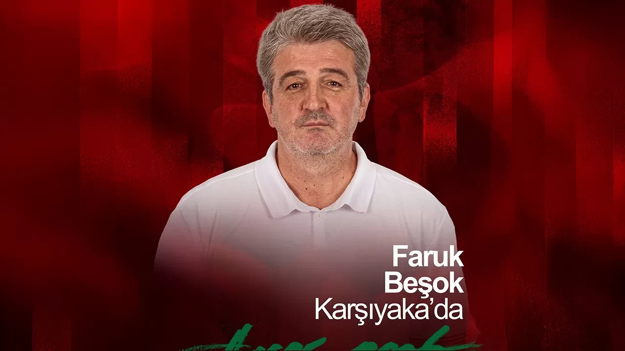 Karşıyaka Basketbol Takımı’nın yeni başantrenörü Faruk Beşok oldu