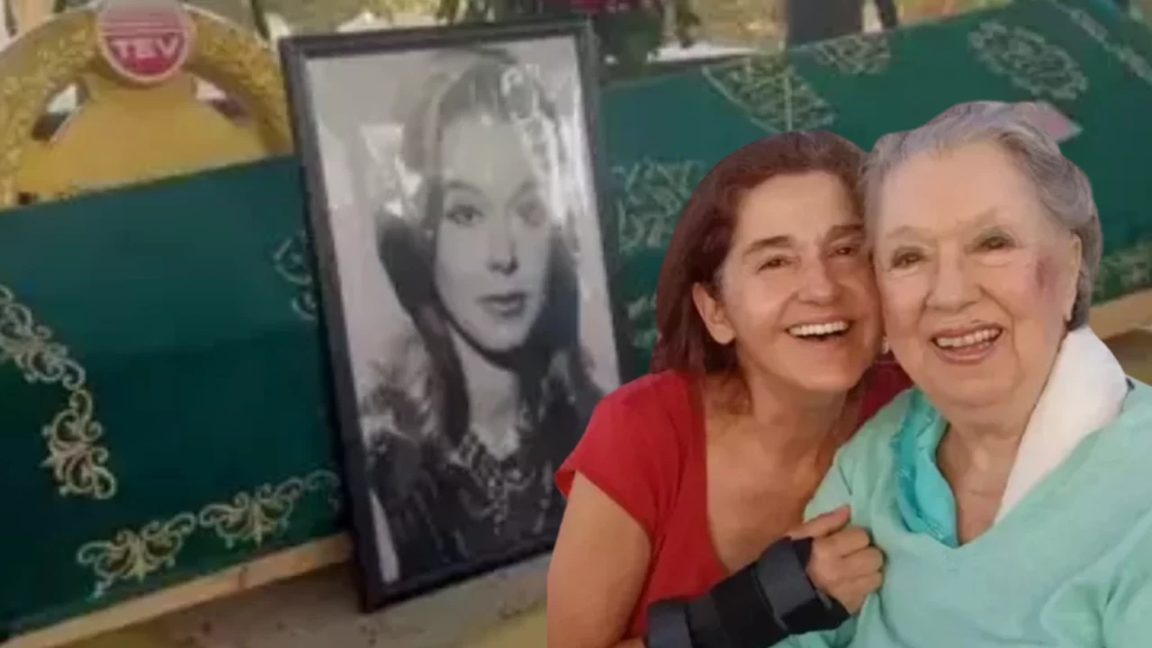 Melike Demirağ annesi Rüçhan Çamay’ı son yolculuğuna uğurladı!