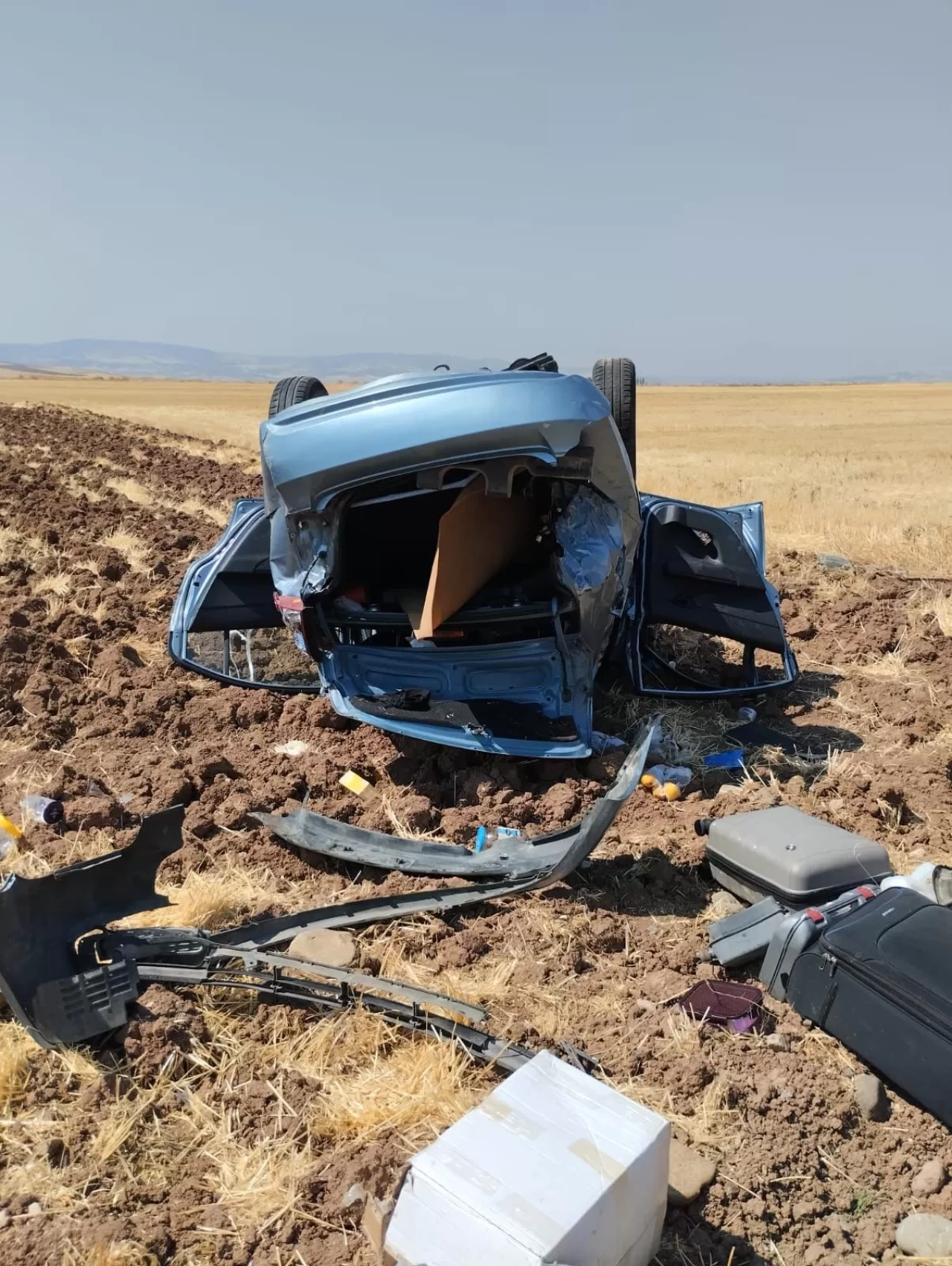 Merzifon-Samsun yolunda trafik kazası: 3 kişi yaralandı