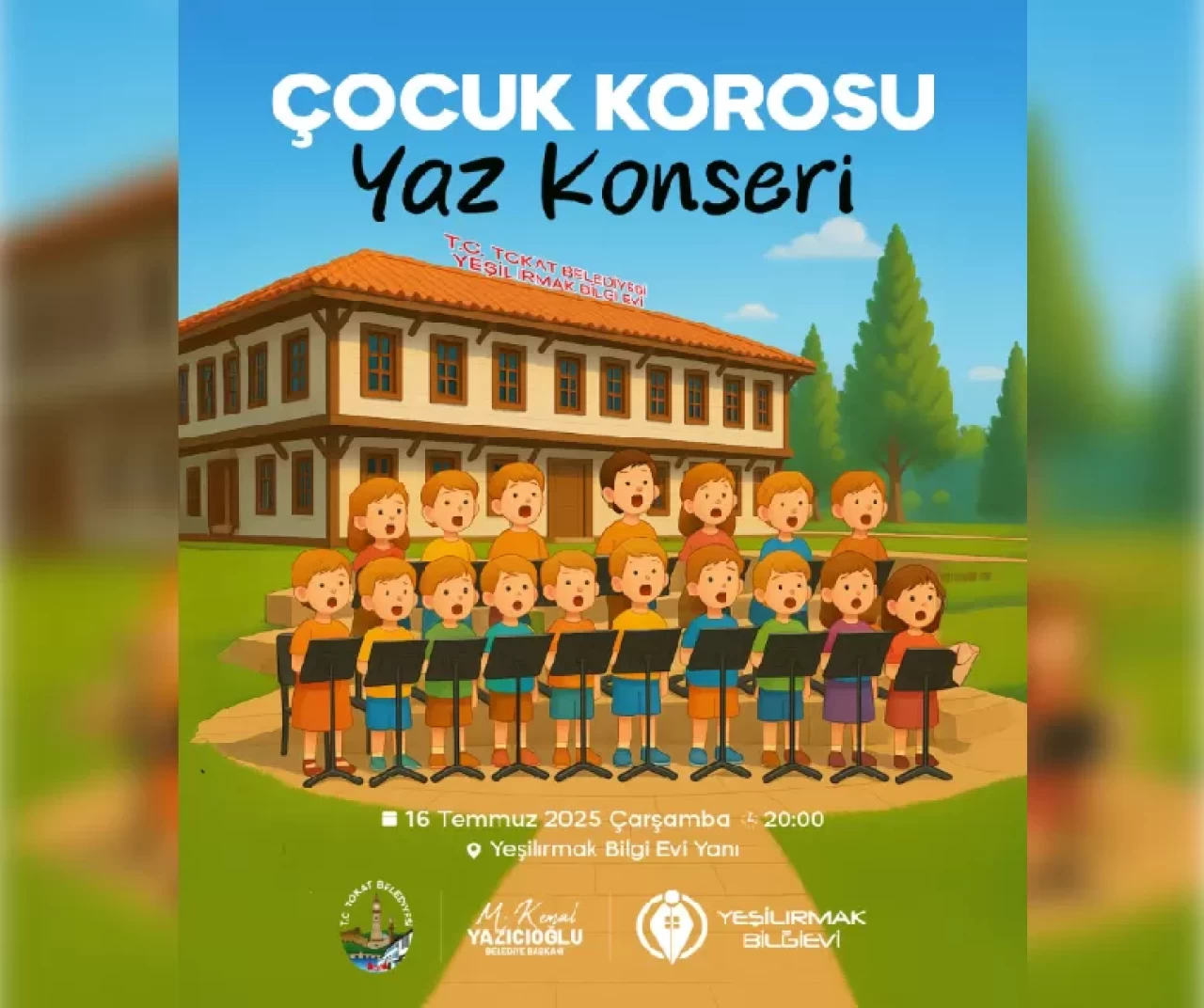 Minik kalplerden büyük melodiler: Tokat’ta yaz konseri coşkusu