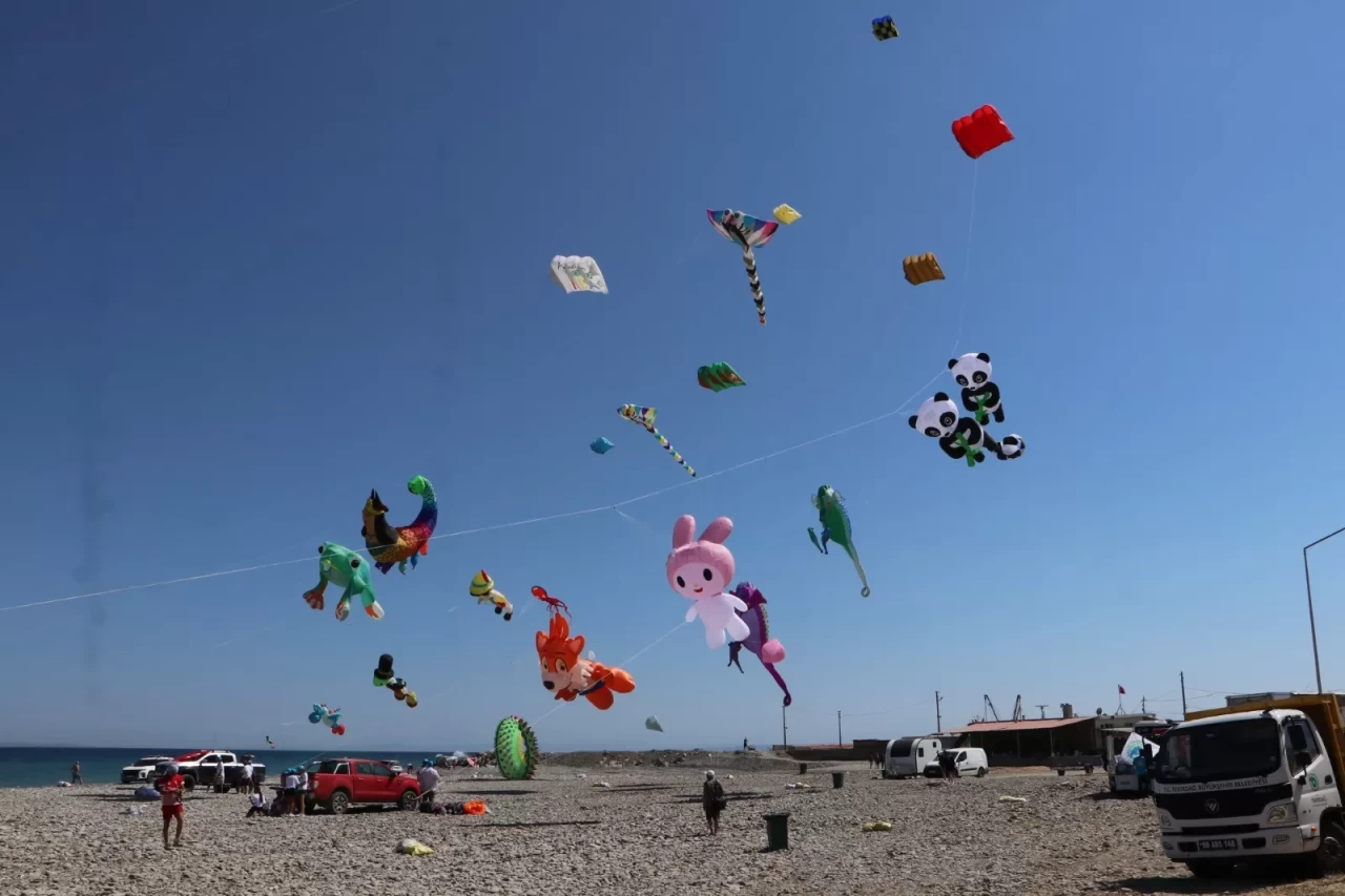 Tekirdağ'da "Uçurtma Festivali" gökyüzünü renklendirdi
