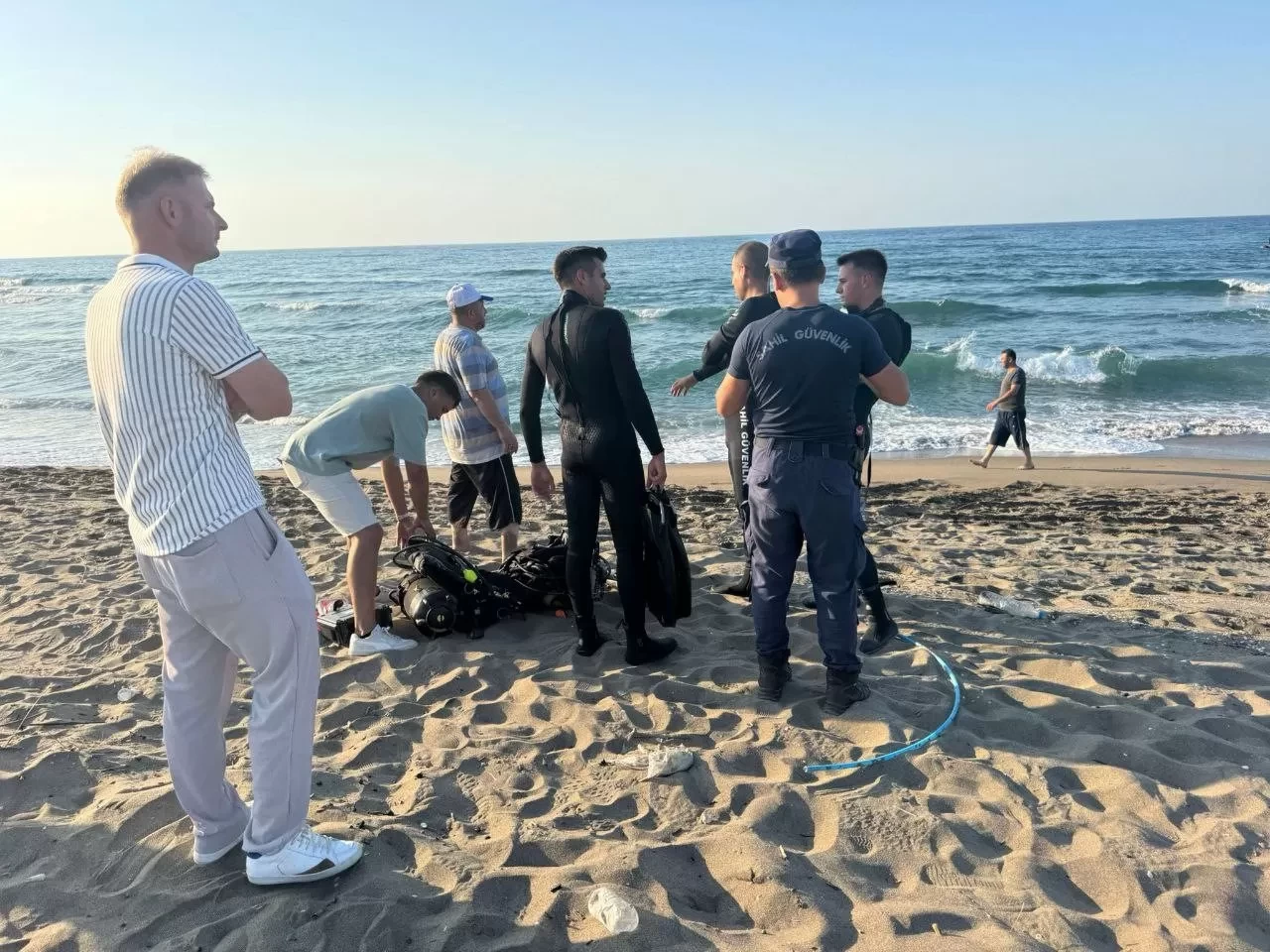 Karasu'da denize giren 16 yaşındaki çocuktan acı haber