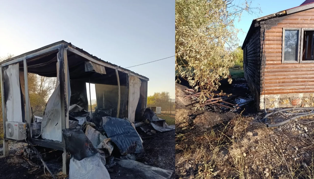 Muş'ta çıkan yangında 30 dönümlük alan küle döndü