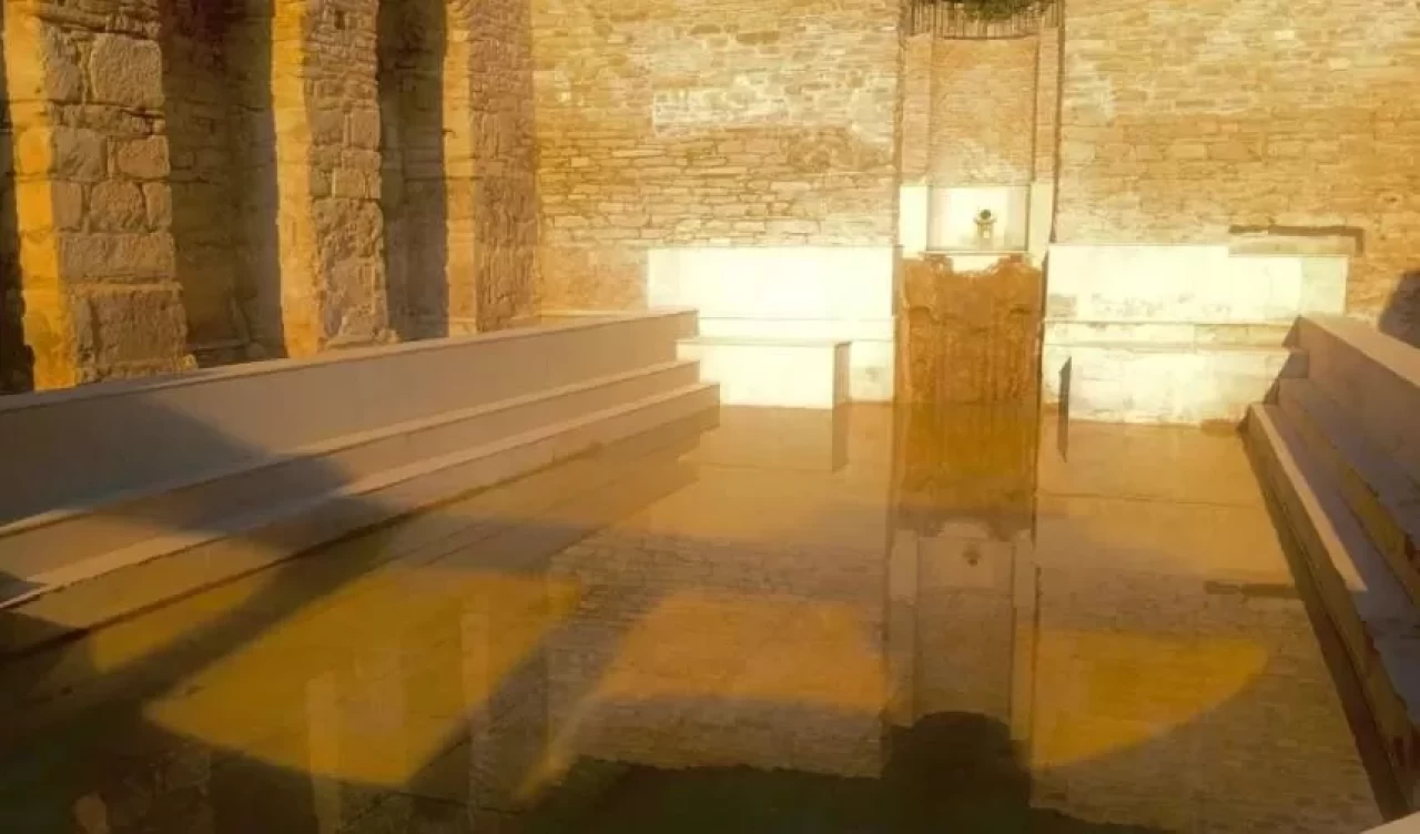 1900 yıl önceki gibi! Su akışı yeniden başladı