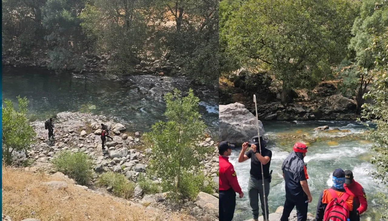 Avaşin Deresi’nde kaybolan İbrahim için aramalar yeniden başladı