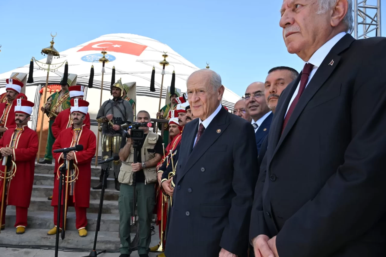 MHP Lideri Devlet Bahçeli, Ahlat'ta düzenlenen programa katıldı