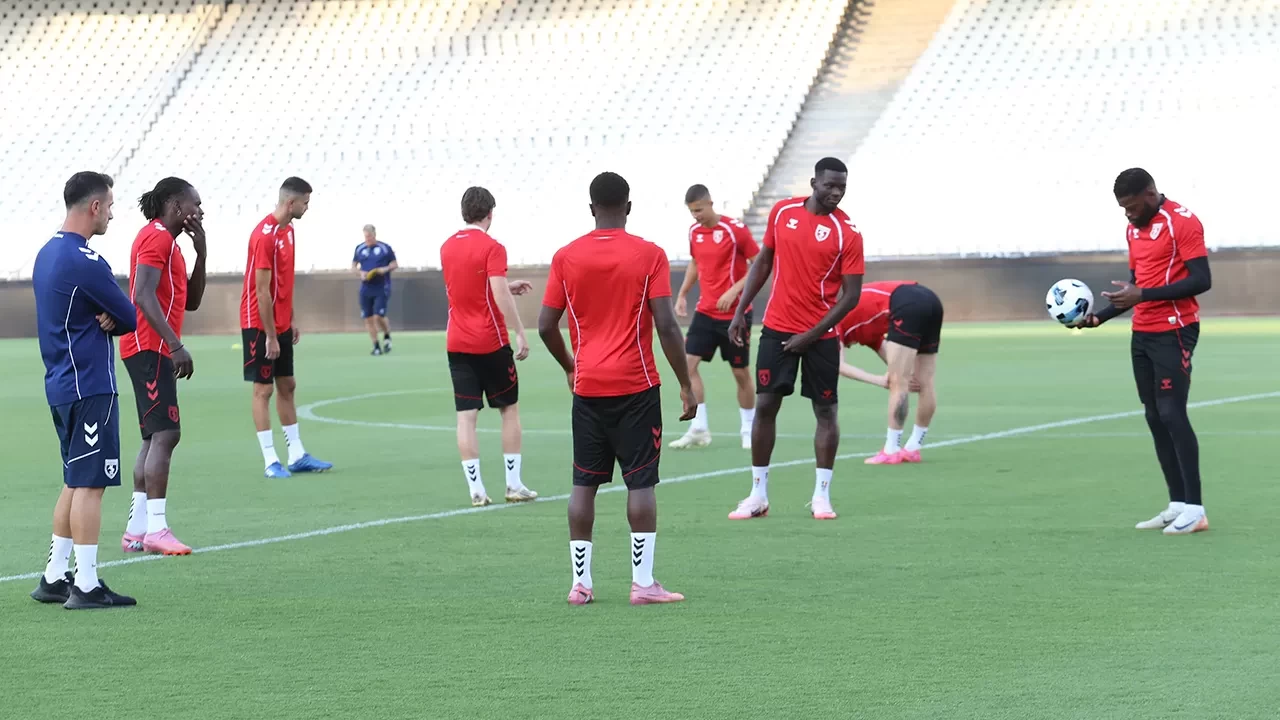 Samsunspor, Panathinaikos maçı hazırlıklarını tamamladı