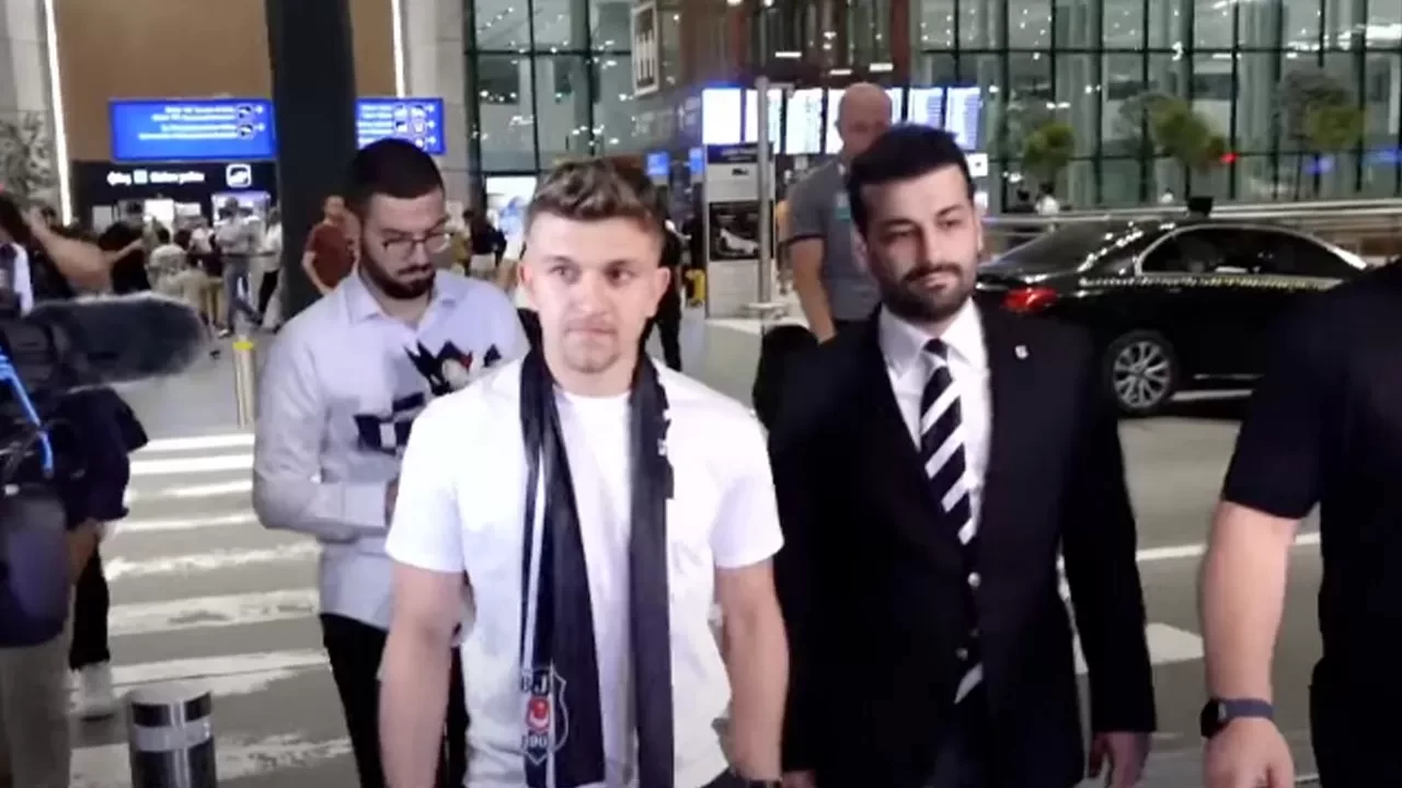 Rıdvan Yılmaz, Beşiktaş için İstanbul'a geldi