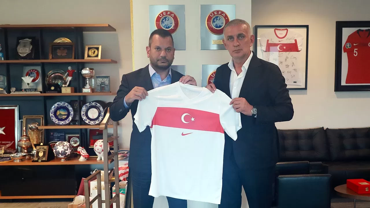 Kulüpler Birliği Başkanı Ertuğrul Doğan’dan TFF Başkanı İbrahim Hacıosmanoğlu’na ziyaret