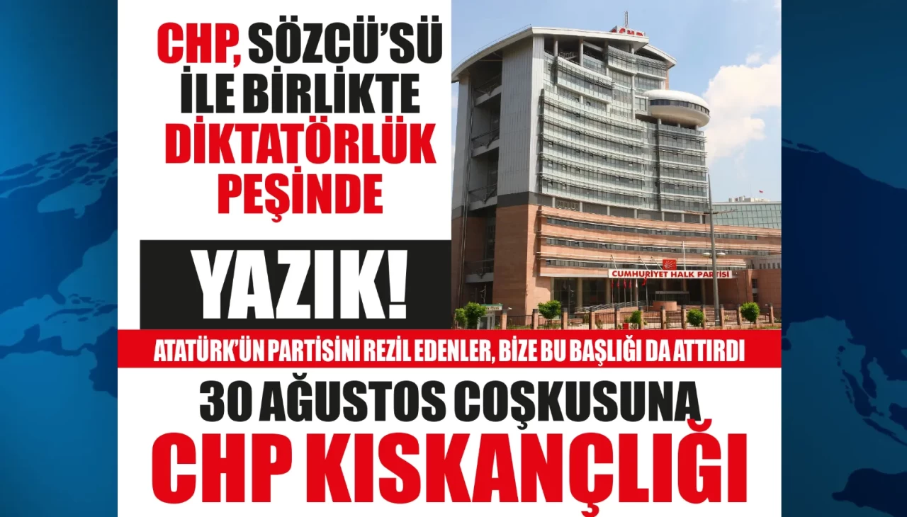 CHP, 30 Ağustos'u kutuplaştırdı, kutlamaları sabote etti! Bu kadarına da pes!