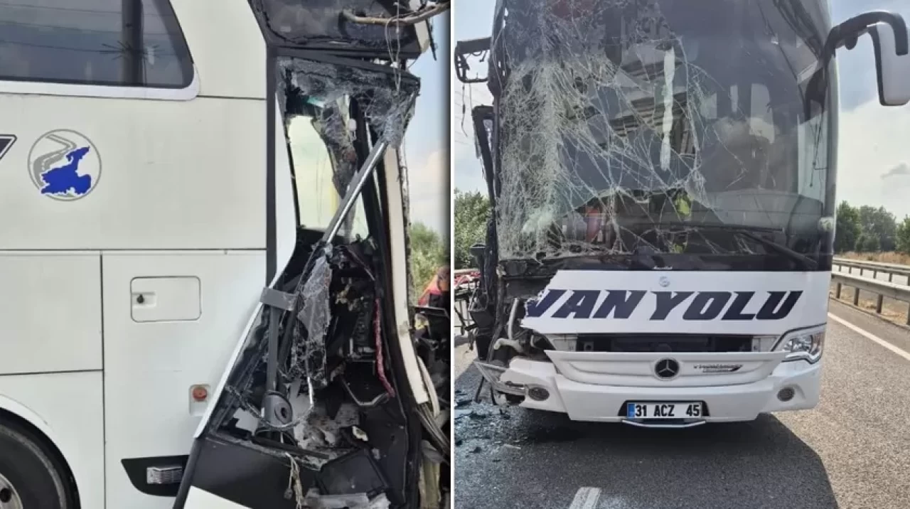 Bursa’da yolcu otobüsü ile tır çarpıştı