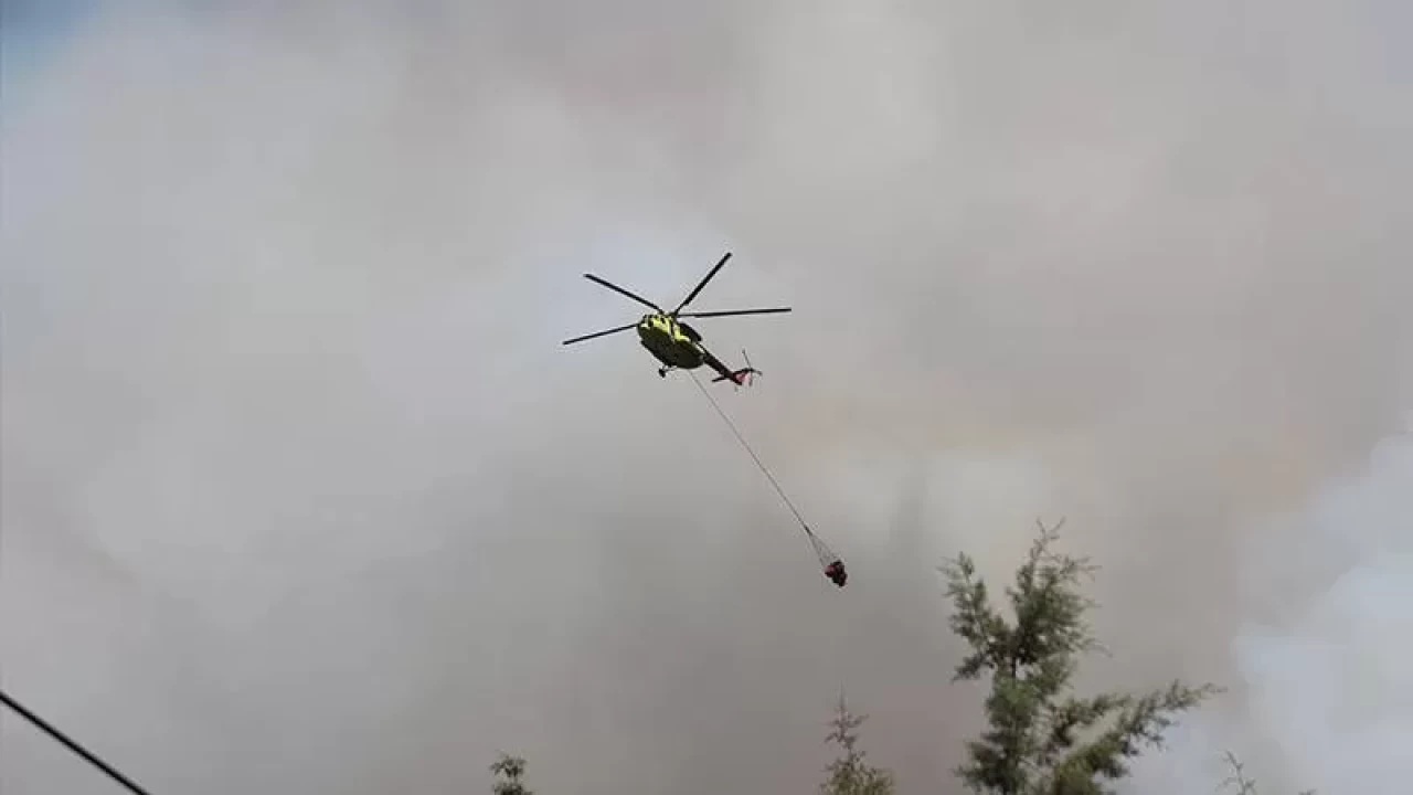 Denizli'deki orman yangını büyük ölçüde kontrol altına alındı