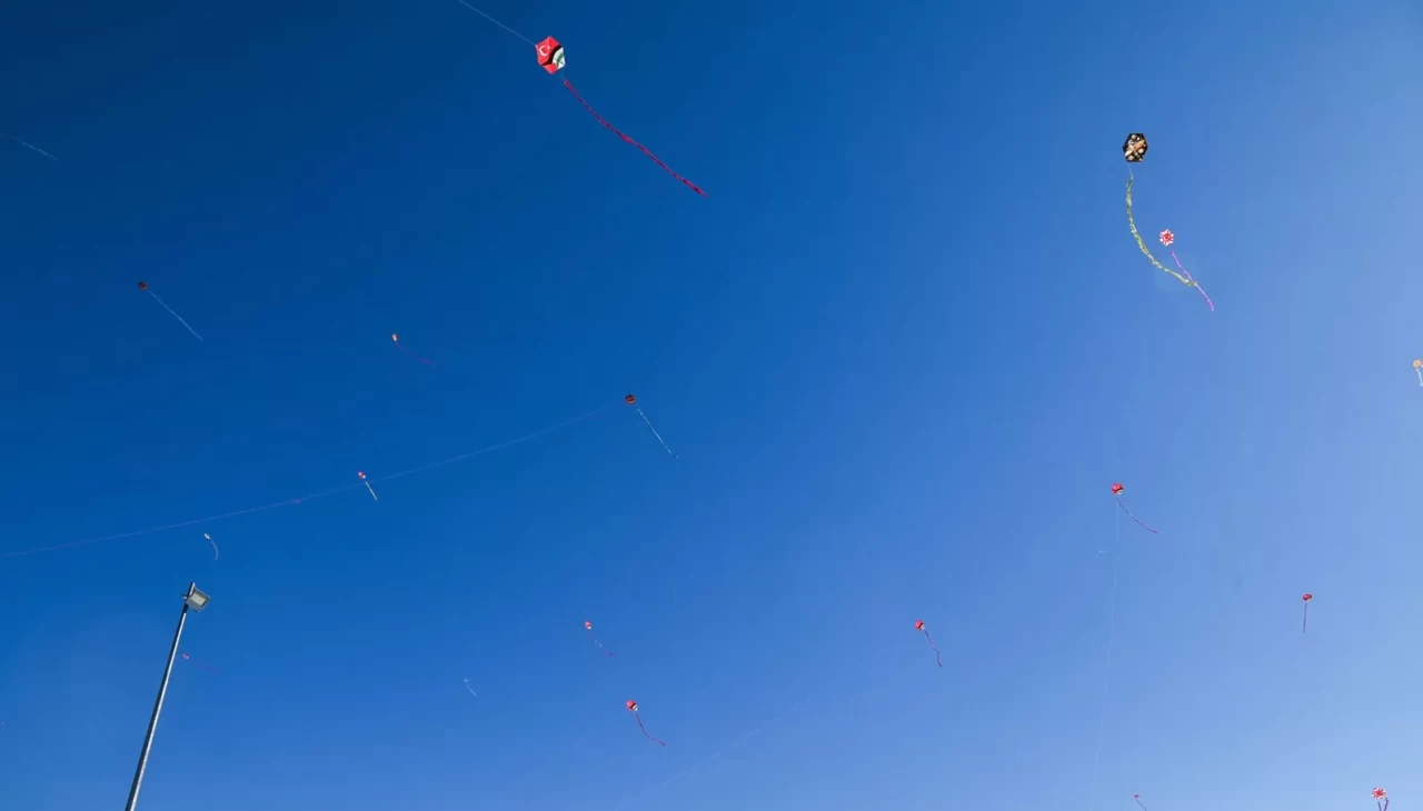 Konya'da hafta sonu boyunca uçurtmalar gökyüzünde buluştu